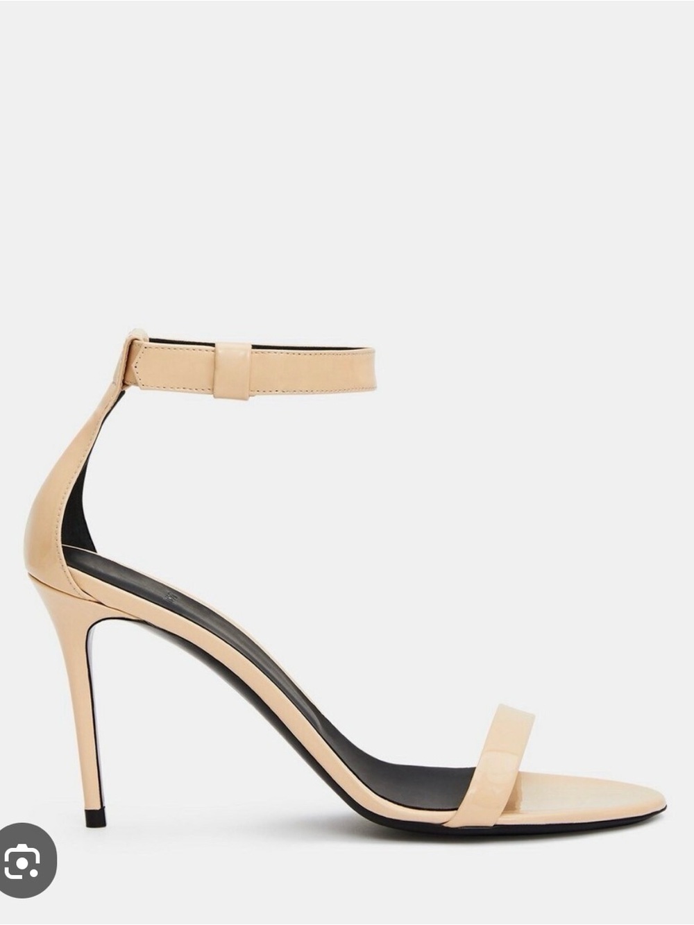 Theory Classic Nude Ankle-Strap Stiletto Sandals, Women’s Size 38. New w/o box